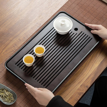 Zen Flow™ Bamboo Tea Ceremony Tray