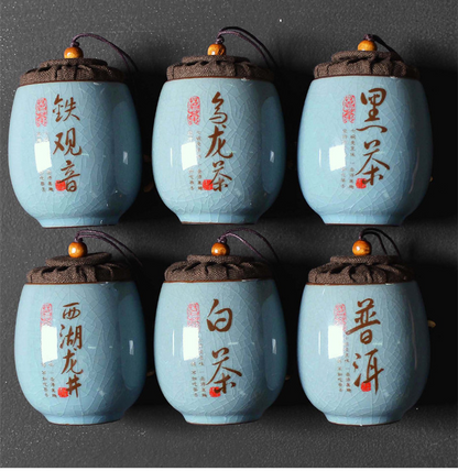 Premium Tea Storage Set